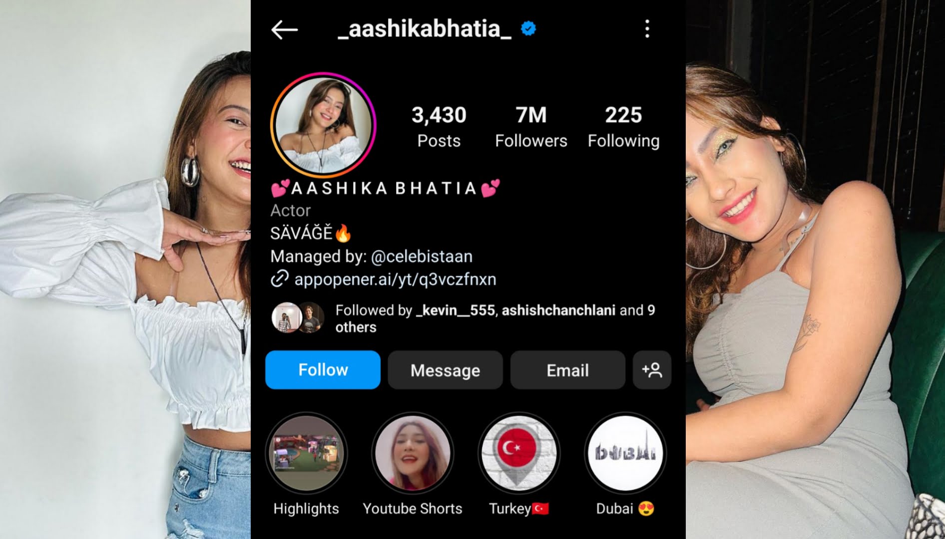 Aashika Bhatia Instagram Income