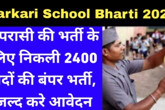 Sarkari School Bharti 2024